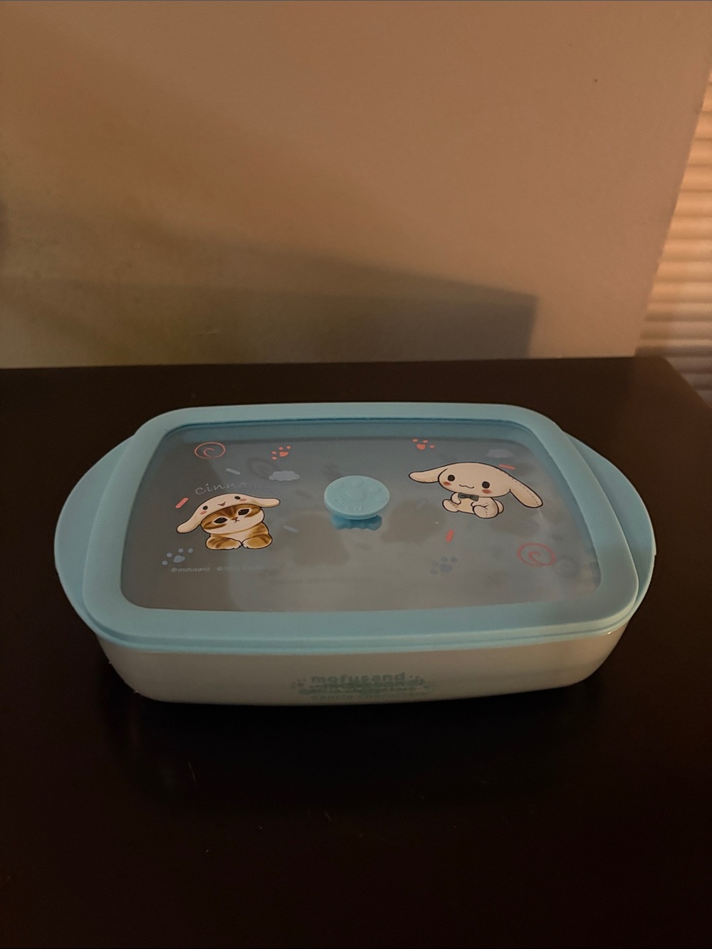 Cinnamon Roll Bento glass Lunch container